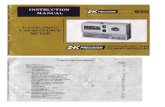 b&k Precision 820 Capacitance Meter Service Manual