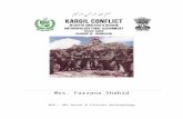 The Conflict of Kargil
