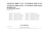 Canon PIXMA MP170 MP450 Parts Catalog