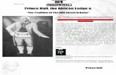 Prince Hall , The African Lodge and the Tradition of RBG Street Scholars