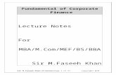 Corporate Finance Completed Notes