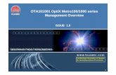 OTA101001 OptiX Metro 1001000 Series Management Overview ISSUE1.0