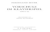 Ferdinand Beyer - Preparatory Piano School Op. 101