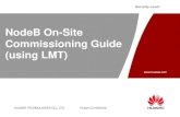 Nodeb on-site Commissioning Guide (Using Lmt)