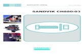 Spare Parts Catalog H8800 Sandvik