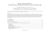 Wet Granulation - Encyclopedia Article Preprint