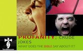 What the Bible Says About Profanity