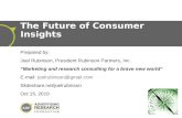 The future of consumer insights