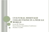 Cultural heritage collections in a web 2