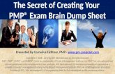 The Secret of Creating Your PMP Exam Brain Dump Sheet