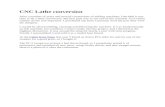 CNC Lathe Conversion