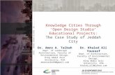 Presentation knowledge cities through ‘open design studio’ educational projects