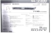 Betamax Sony Sl-2300 Service Manual
