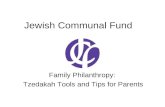 Tzedakah Tools And Tips For Parents