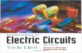 Solution Manual of Fundamental of Electric Circuits, 2nd Ed. by Alexander & Sadiku