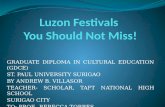 Luzon Festivals !