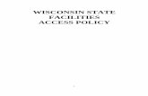 Wisconsin State Facilities Access Policy