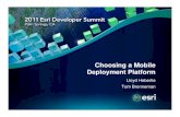 Choosing a Mobile Deployment Platform