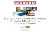 Solidcam 5 Axis User Guide Screen