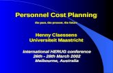 Personnel Cost Planning