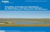 Principles of Design and Operations of Wastewater Treatment Pond Systems