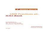 Crm Practices at Icici Bank