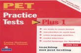 PET Practice Test Plus 1