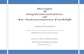 Design & Implementation of an Autonomous Forklift
