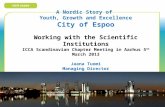 A Nordic Story of Youth, Growth and Excellence - City of Espoo