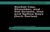 ASME B18.3-2003 Socket Cap, Shoulder, And Set Screws, Hex and Spline Keys (Inch Series)