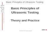 Basic principles of ultrasonic testing