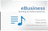 Starting an e business