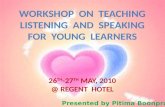 Listening & speaking presentation