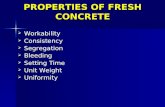 Property of Fresh Concrete