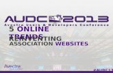 Audc 2013 5 online trends for association websites