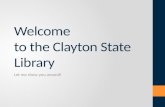 Clayton State Library Tour