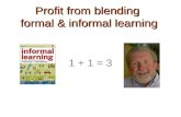 Blending formal and informal learning