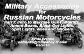 Military Accessories for Russian Motorcycles