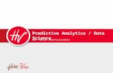 Predictive analytics and big data tutorial