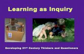 Learning as Inquiry PRT 2 Yrs 1-4