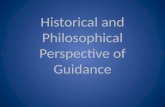 Historical and Philosophical Perspective of Guidance Power Point