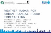 Weather radar for urban pluvial flood forecasting - By Chris Collier - University of Leeds