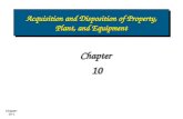Wiley - Chapter 10: Acquisition and Disposition of Property, Plant, and Equipment