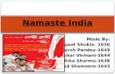Namaste India PPT.(1)