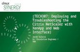 Advanced Troubleshooting of Citrix NetScaler