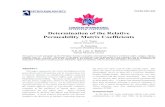 PETSOC- Determination of the Relative Permeability Matrix Coefficients