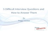 How To Answer Interview Questions