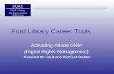 Ford Library Career Tools Activating Adobe DRM