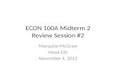ECON 100A Midterm 2 Review Session