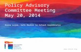 Policy Advisory Committee Meeting May 21, 2014